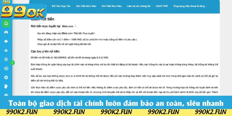 Toàn bộ giao dịch tài chính luôn đảm bảo an toàn, siêu nhanh